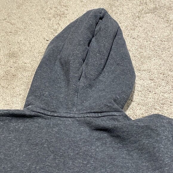 Adidas Men's Essentials Pullover Sweatshirt Hoodie Size Small Gray FM0212 - Picture 11 of 11